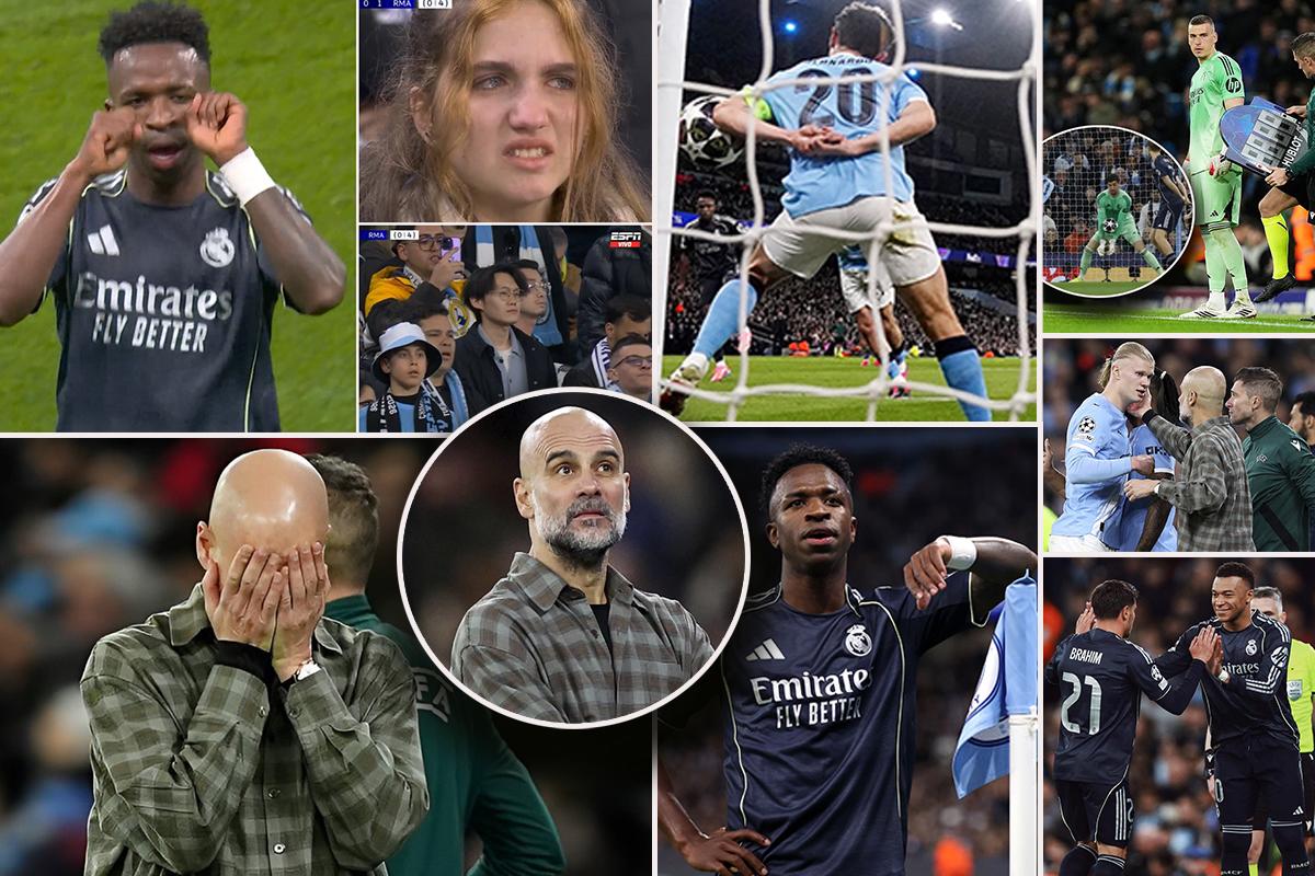 Vio la roja por primera vez, la burla de Vinicius al City y lo que ocurrió con Courtois; así fue la vuelta de Mbappé