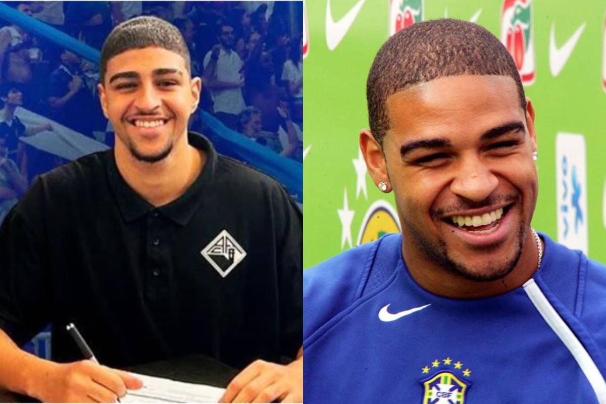 Hijo de Adriano firma su primer contrato en Europa: el club que lo fichó y el increíble parecido con su padre