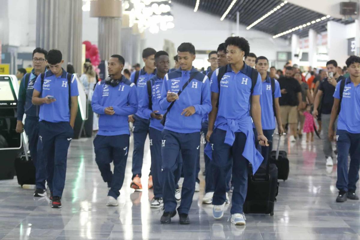 ¡Con el sueño intacto! La Sub-17 de Honduras partió a Qatar para cumplir el sueño de jugar una Copa del Mundo