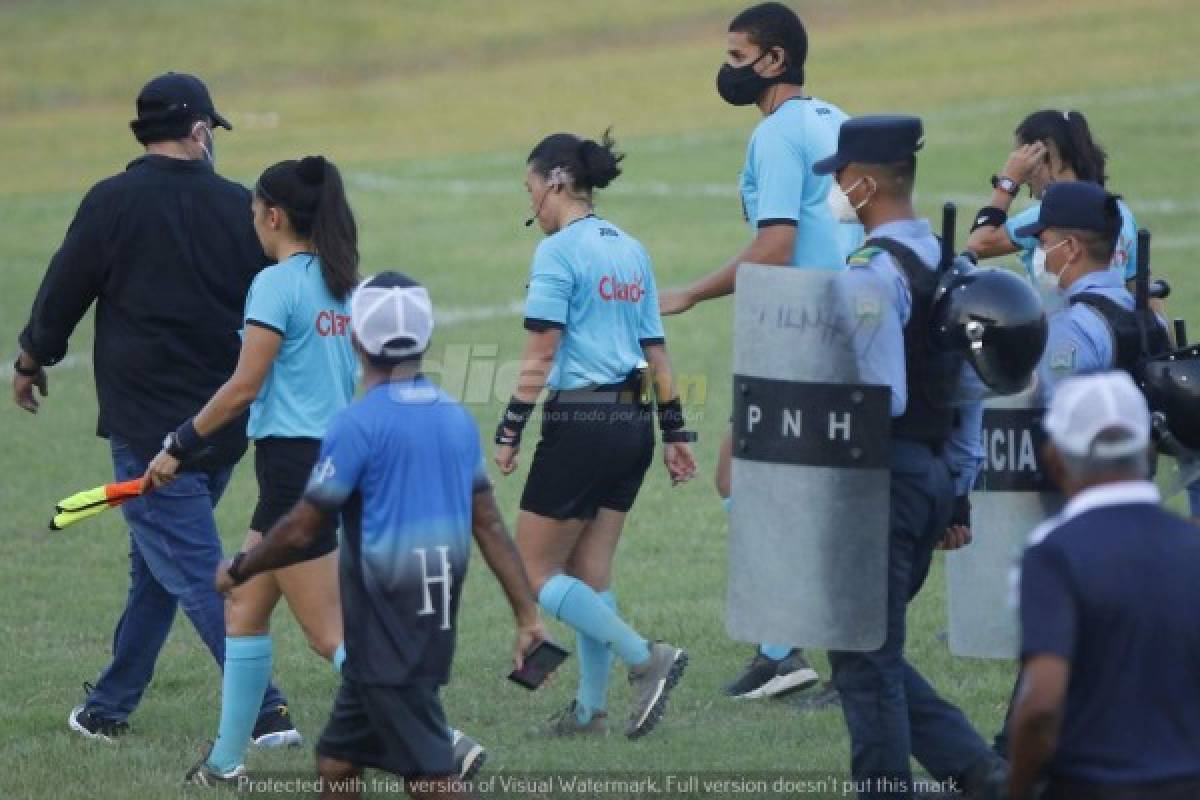 No se vio: Árbitras custodiadas en El Progreso, chinito en el Nacional y homenaje a víctimas del huracán Eta