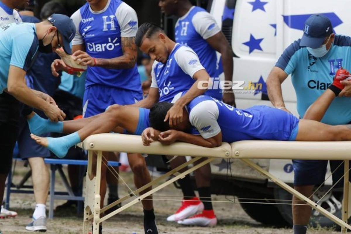 Los cariñitos de Edwín Rodríguez y las bromas de Deiby: el penúltimo entreno de Honduras con el combo completo