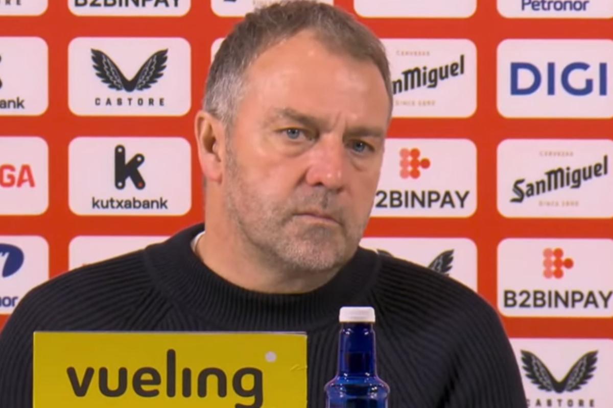 Hansi Flick lo confirma tras vencer al Athletic Club: Él no tiene confianza, tenemos que ayudarlo