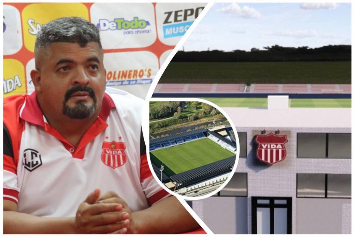 Luis Cruz revela ‘trabas’ en construcción del estadio del Vida en La Ceiba: “Las cosas no son fáciles acá”