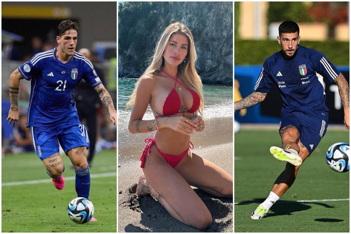 Lío en la selección italiana por un triángulo amoroso: dos futbolistas y la famosa influencer