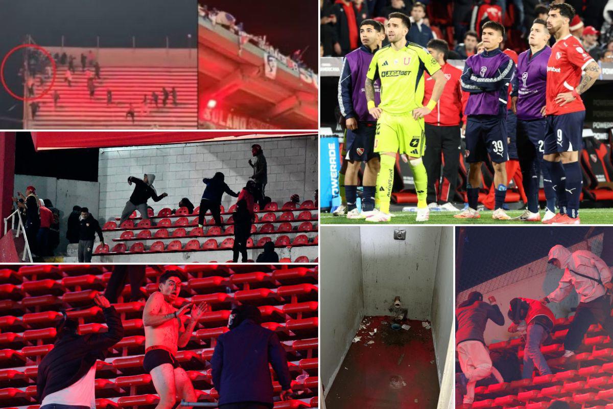 Terror en Argentina: graves heridos tras violentos ataques en el Independiente-U de Chile; aficionado saltó al vacío