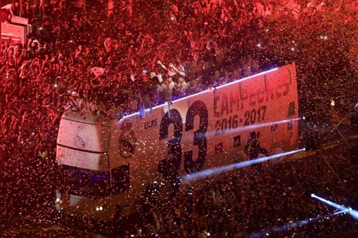 Real Madrid celebra su Copa 33 en Cibeles al ritmo de Despacito