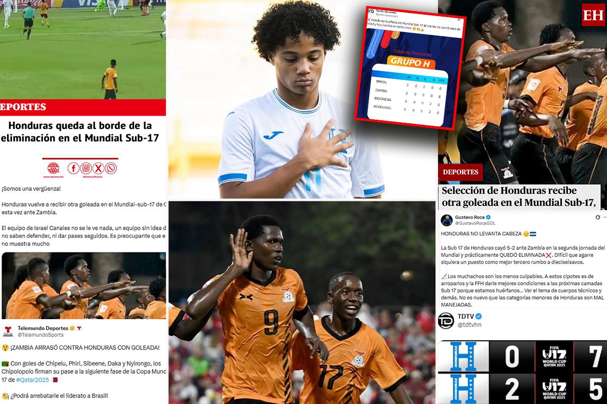 La piñata del Mundial y un fracaso; se terminó el sueño: Honduras encaja otra goleada en Qatar y esto dice la prensa