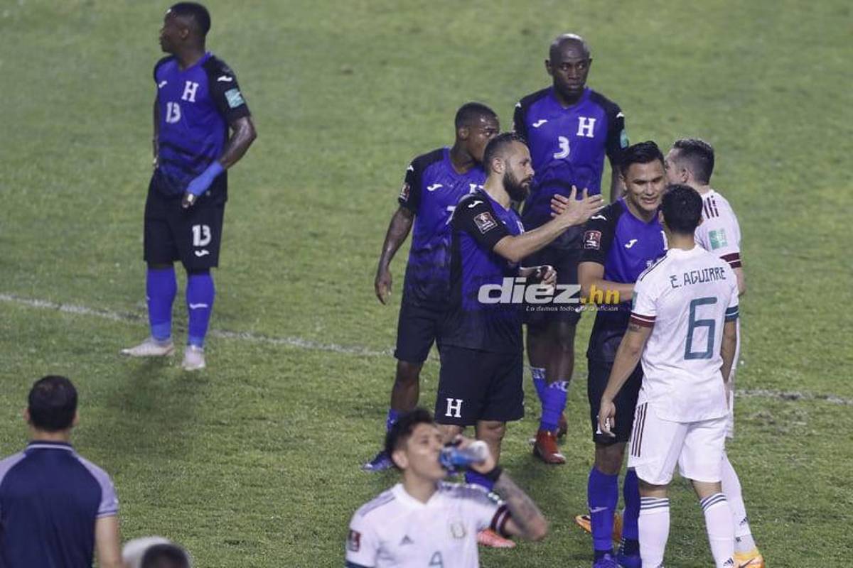 La tristeza de Honduras en su último juego eliminatorio en casa, el intercambio de camisetas y la celebración de México en San Pedro Sula