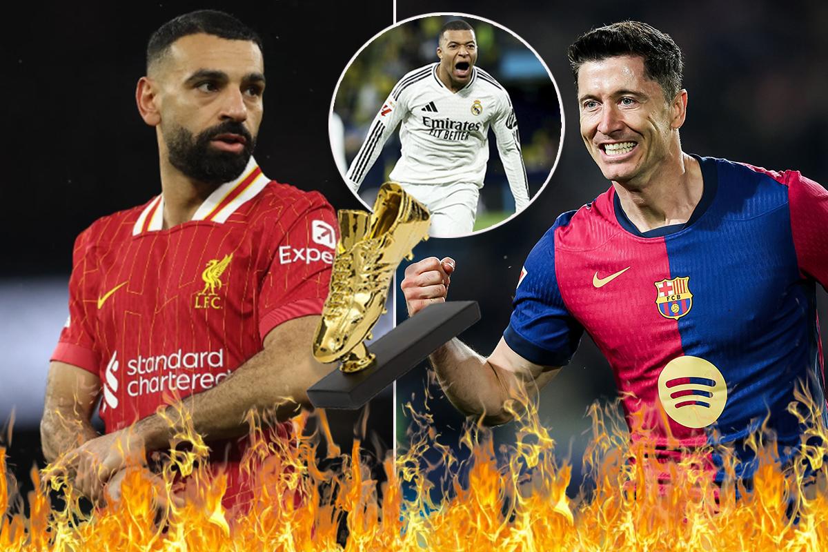 Lewandowski mete miedo a Salah en la Bota de Oro: la tabla de goleadores en las principales ligas de Europa