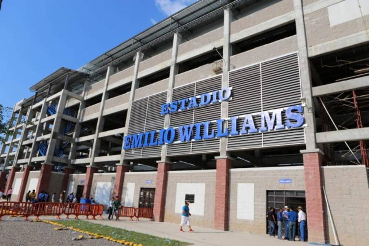 Así de bonito luce el estadio Emillio Williams, pero sus camerinos no están aptos