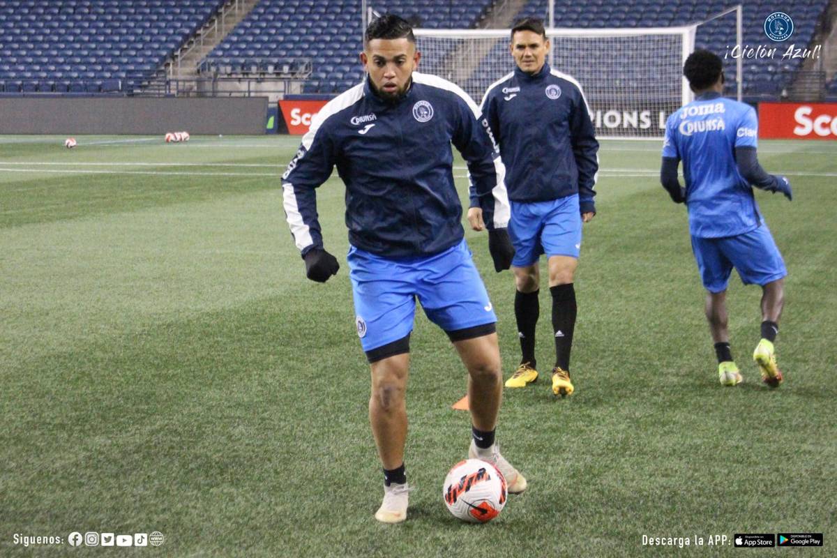 ¡Arropados por el frío! Así entrenó Motagua en el helado Seattle en la previa de la vuelta por la Conchampions