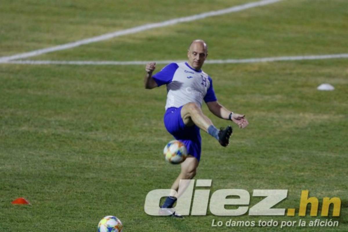 Risas y con un grupo pequeño: Así fue el primer entrenamiento de Honduras en San Pedro Sula