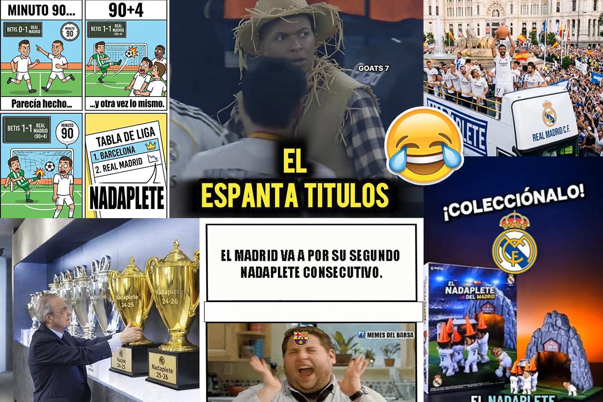 Nadaplete 2026: los memes destrozan al Real Madrid luego de tropezar y alejarse en LaLiga