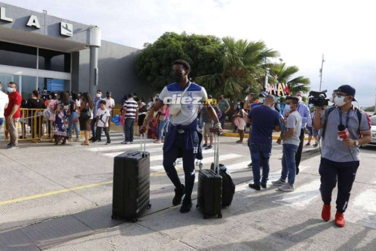 Fotos: Así fue regreso de la Selección de Honduras tras la amarga derrota sufrida en Costa Rica