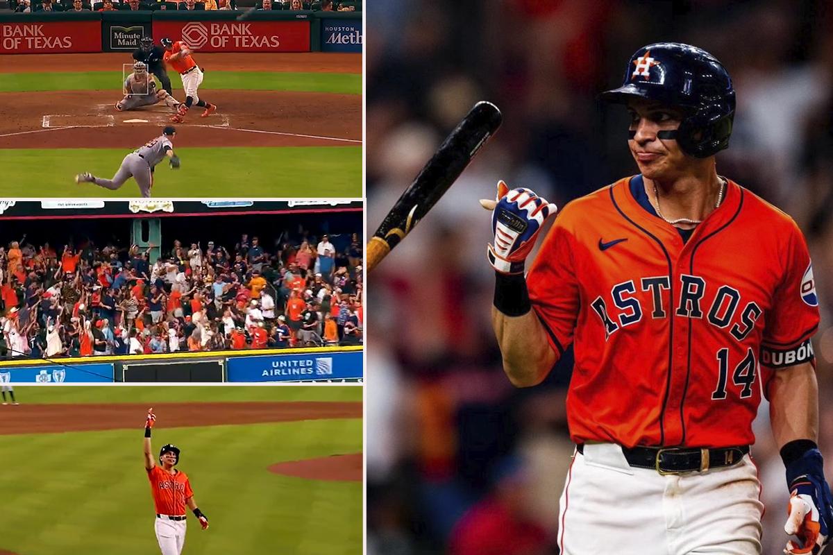 Mauricio Dubón conectó su tercer home run de la temporada en la victoria de los Astros en la MLB