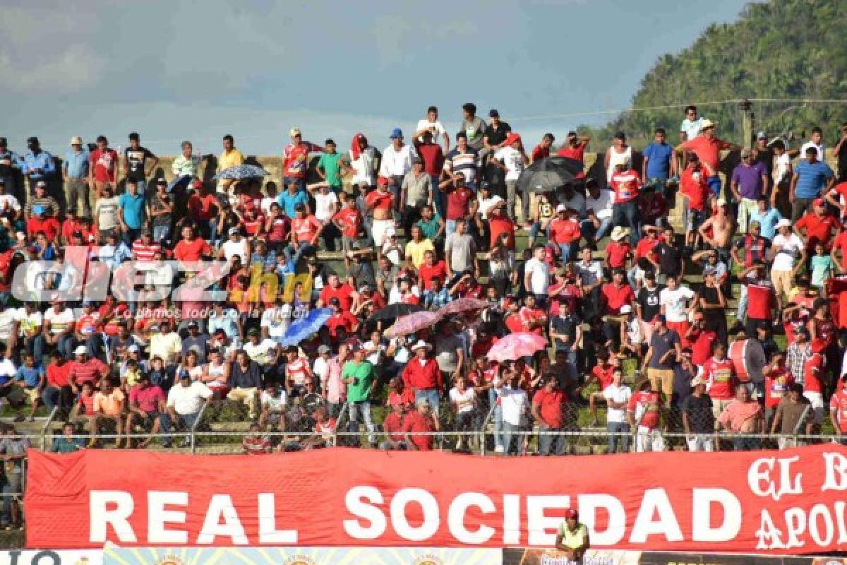 FOTOS: El júbilo y tristeza de la final de ida de la Liga de Ascenso de Honduras