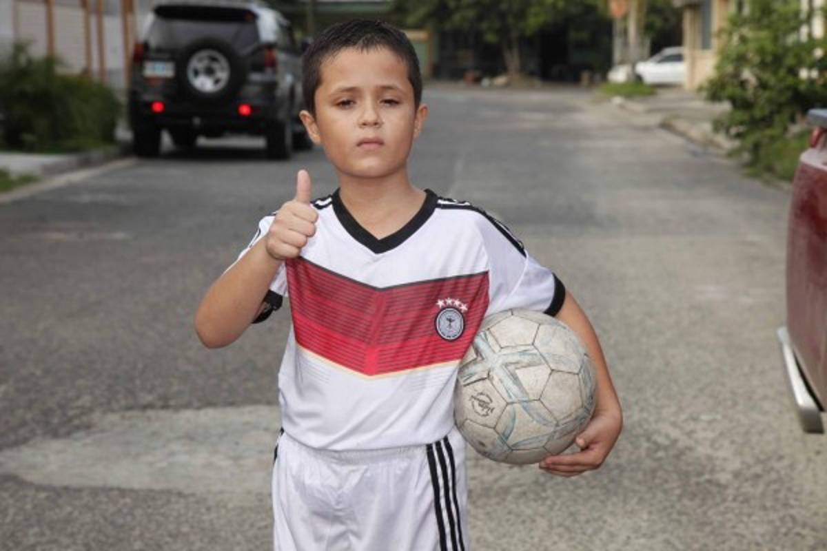 FOTOS: Conocé a los niños hondureños que tiene nombres de cracks del fútbol