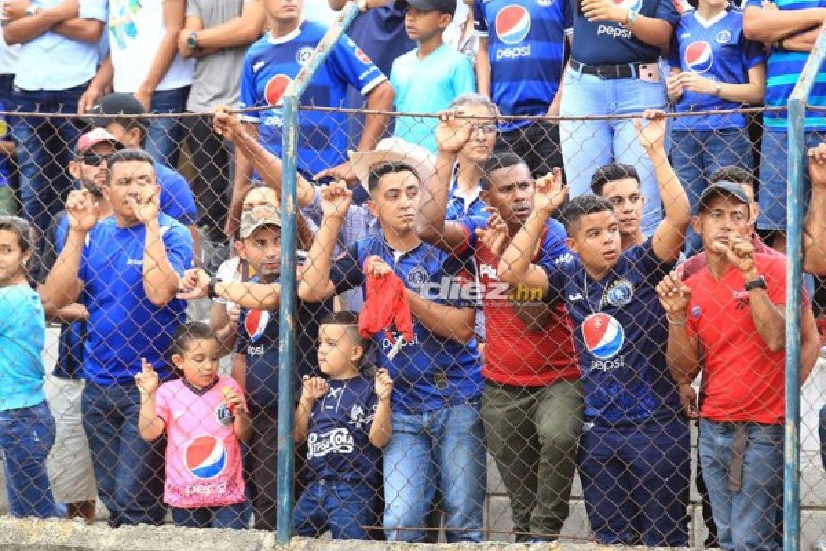 Danlí se vuelve a pintar de azul previo al juego Real de Minas-Motagua