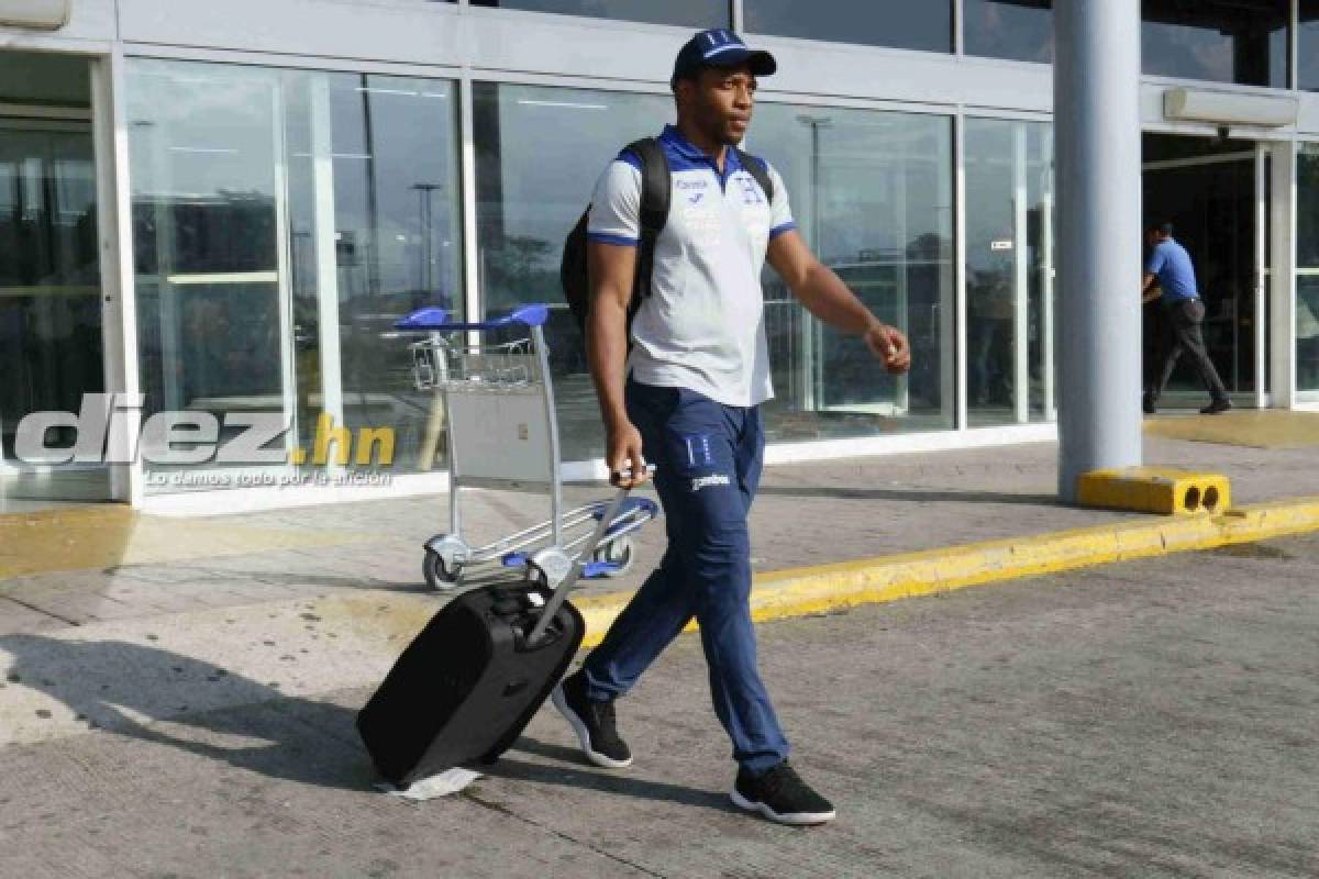 FOTOS: Jugadores de Selección de Honduras llegan tristes tras goleada ante Brasil