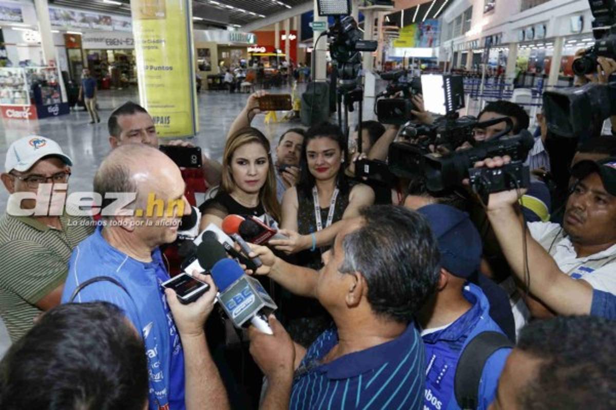FOTOS: Jugadores de Selección de Honduras llegan tristes tras goleada ante Brasil