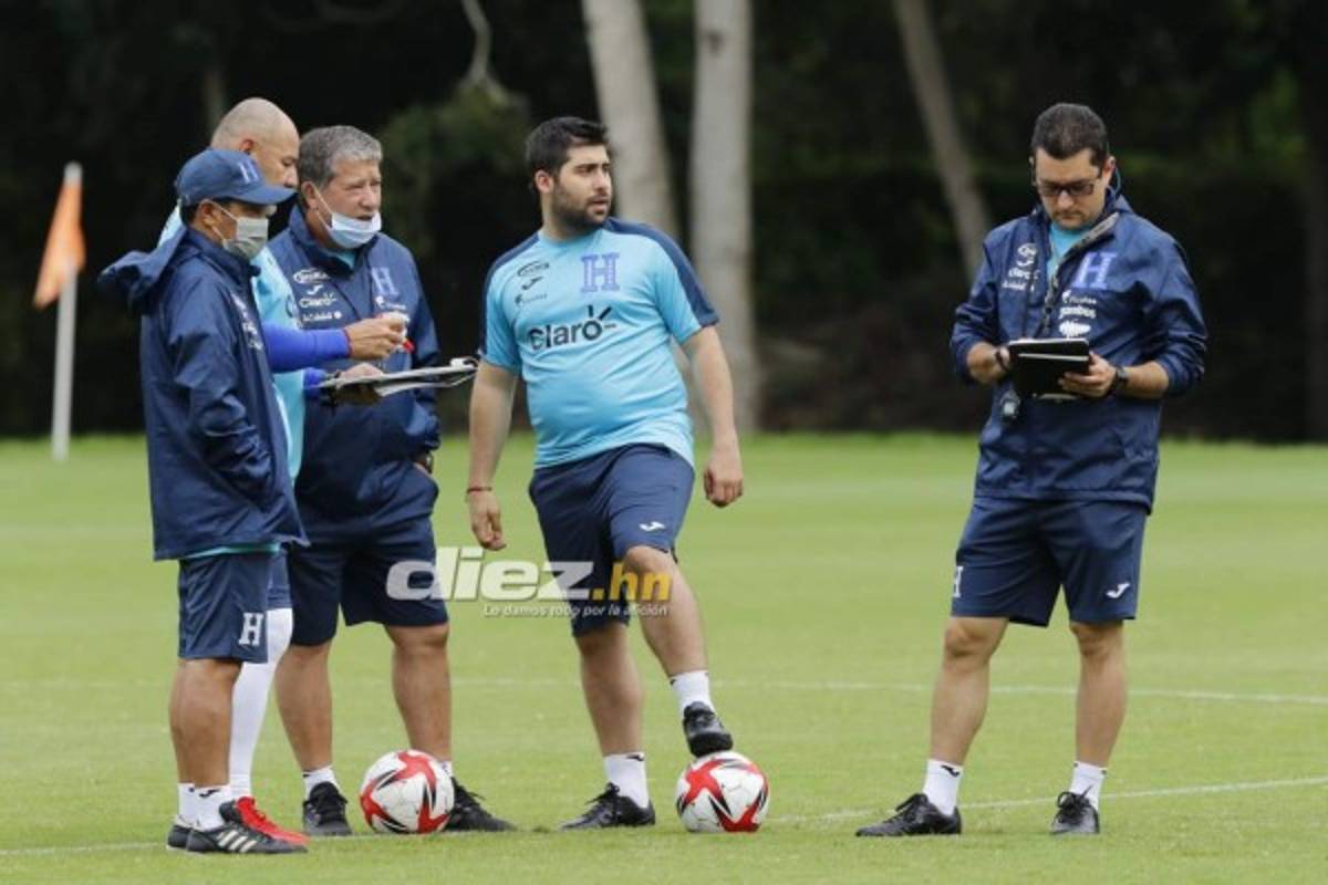 Los cariñitos de Edwín Rodríguez y las bromas de Deiby: el penúltimo entreno de Honduras con el combo completo