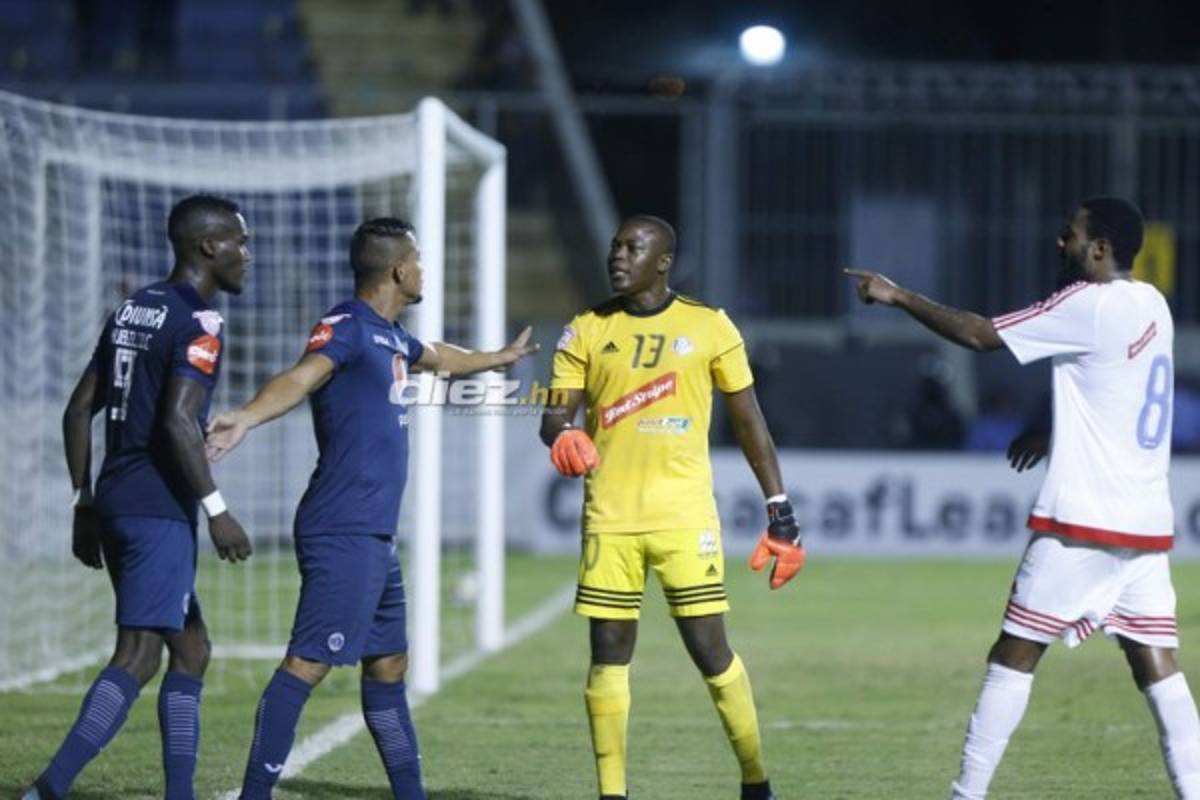 NO VISTE EN TV: La bronca entre jugadores de Motagua y Portmore United