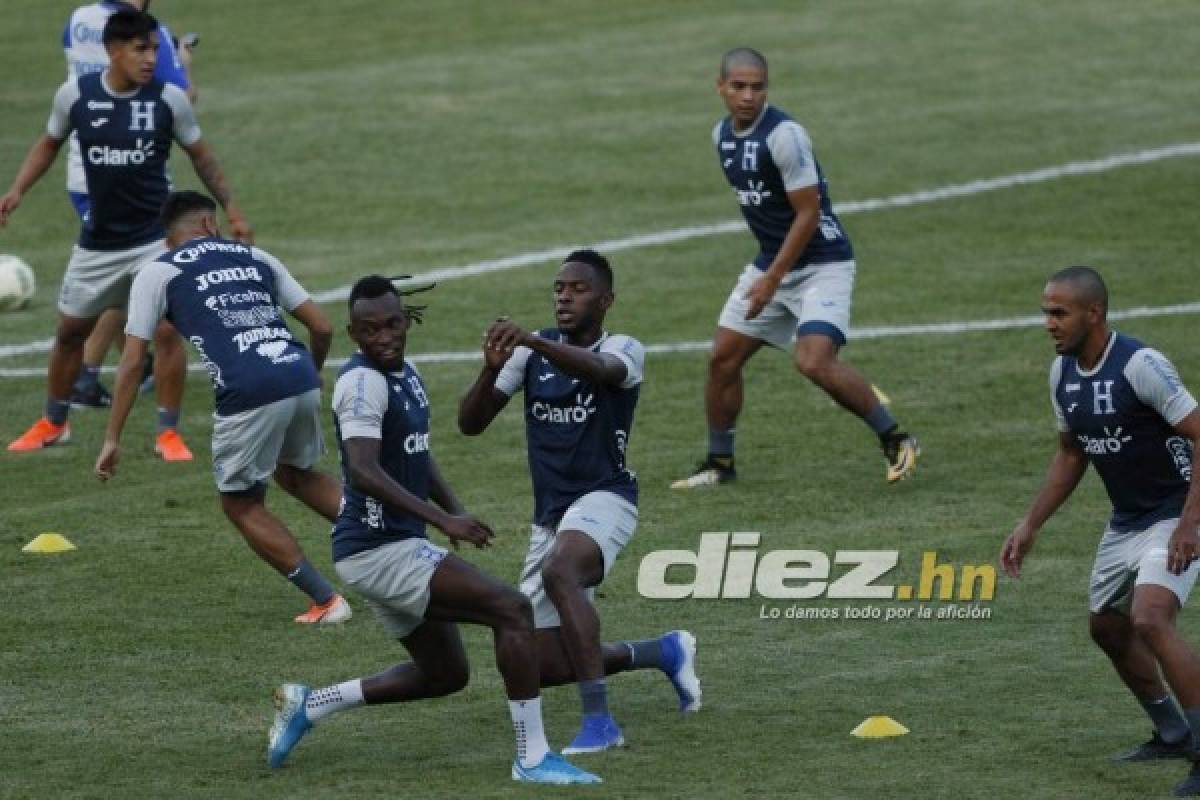 ¡Con todo! Así fue el último entrenamiento de Honduras antes de enfrentar a Chile