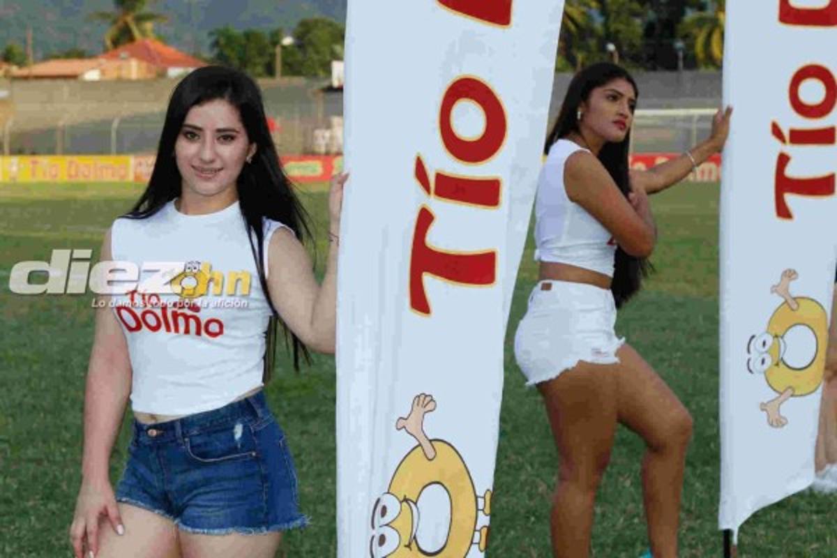 ¡Solo bellezas! Las lindas chicas que adornaron los juegos en El Progreso y San Pedro Sula