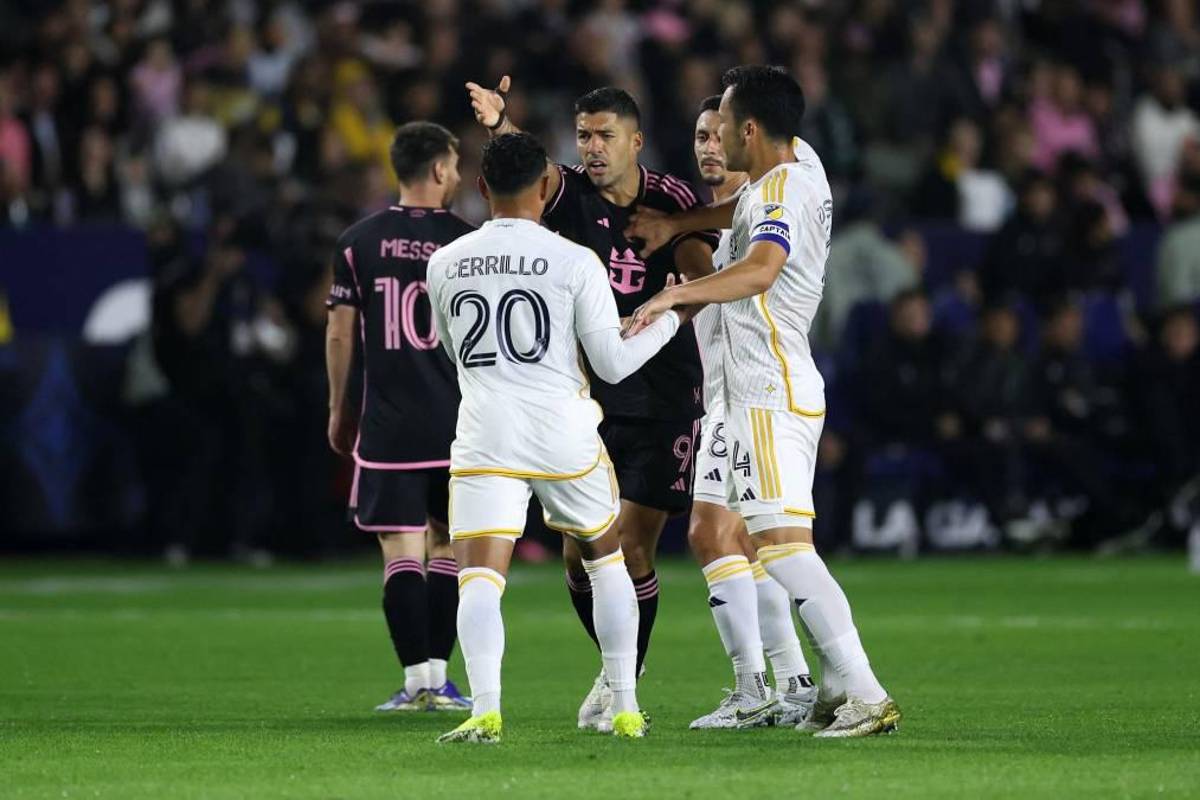 Inter Miami: Messi se encara con jugador del Galaxy, Suárez sale a defenderlo y la reacción de Kim Kardashian