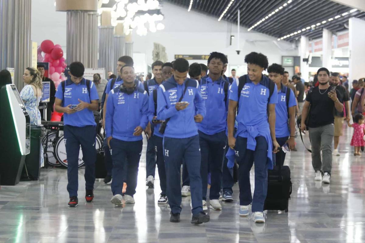 ¡Con el sueño intacto! La Sub-17 de Honduras partió a Qatar para cumplir el sueño de jugar una Copa del Mundo