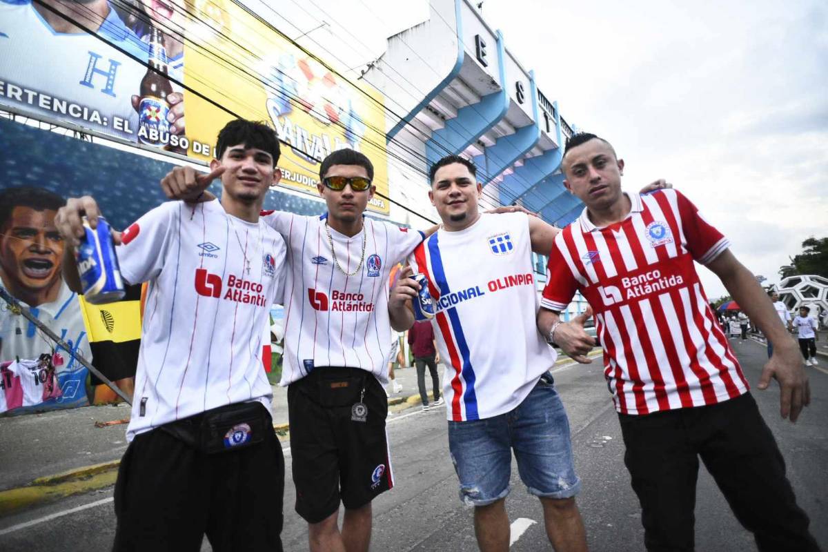 Olimpia presenta caras nuevas, el look llamativo en Real España y el gran ambiente previo al clásico en el Morazán
