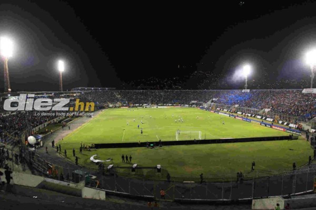 Espectacular lució el Nacional para la final entre Motagua y Saprissa en Liga Concacaf