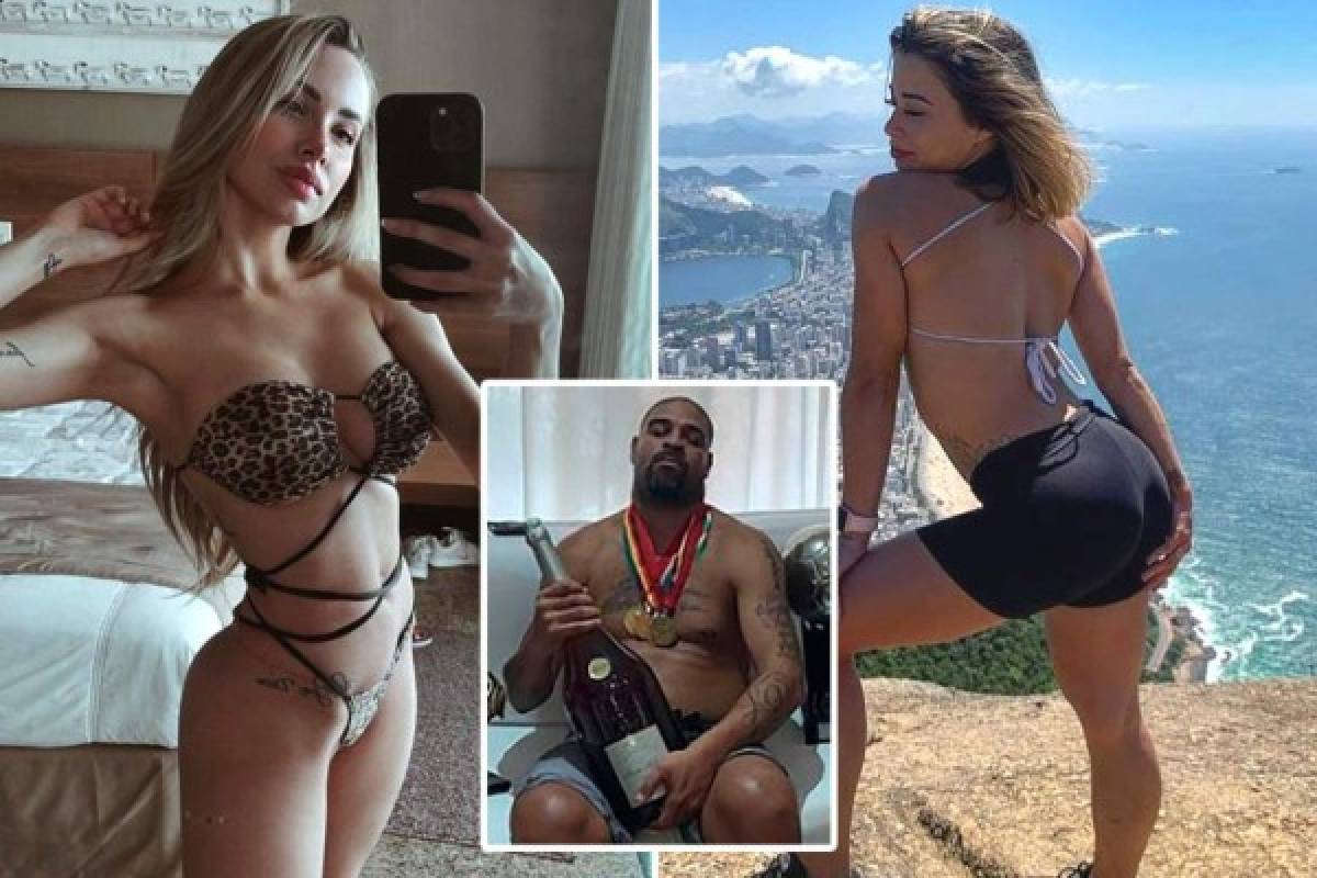Adriano y su polémico trio amoroso: Fue captado con dos de sus ex novias en un hotel de Brasil
