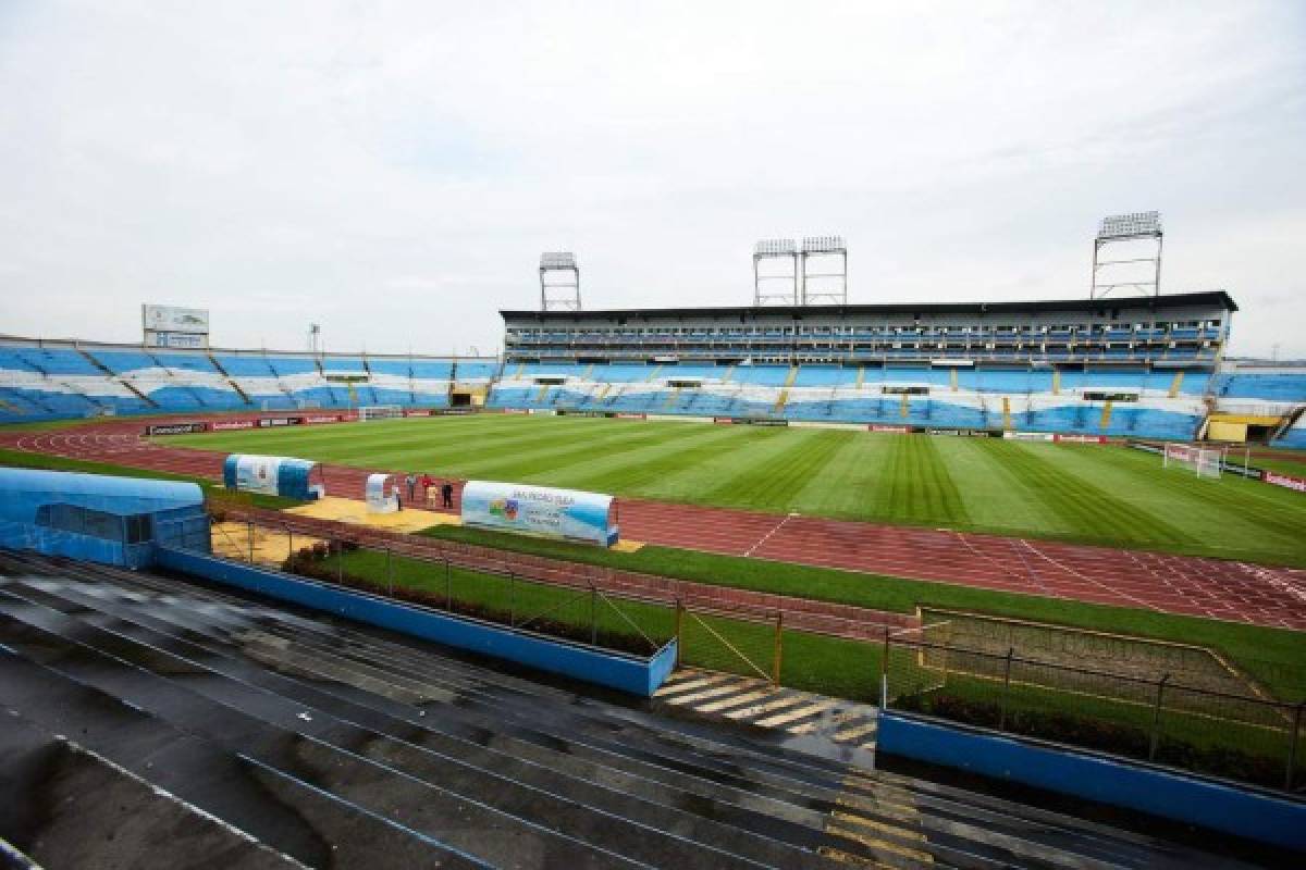 ¡Remueven la serpentina! Realizan labores de mantenimiento al Estadio Olímpico Metropolitano