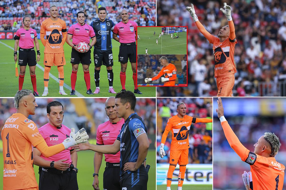 Keylor Navas debutó con triunfo en la Liga MX: histórica noche como capitán de los Pumas y el incómodo momento que vivió