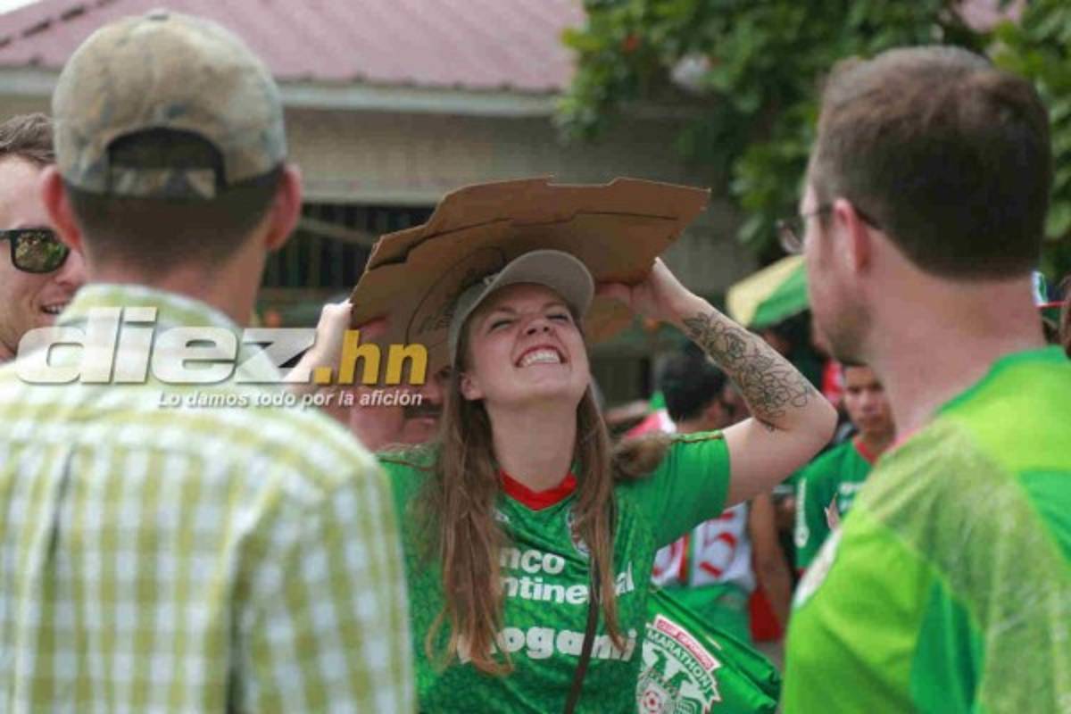 Ambientazo y máxima seguridad previo a la Gran Final entre Marathón y Motagua