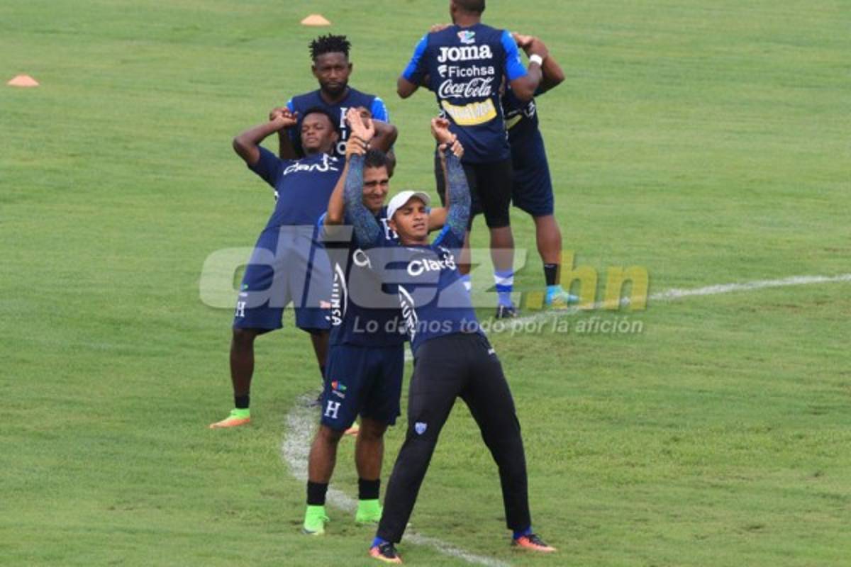 Las imágenes que dejó el primer entreno de Honduras de cara a la Copa Oro