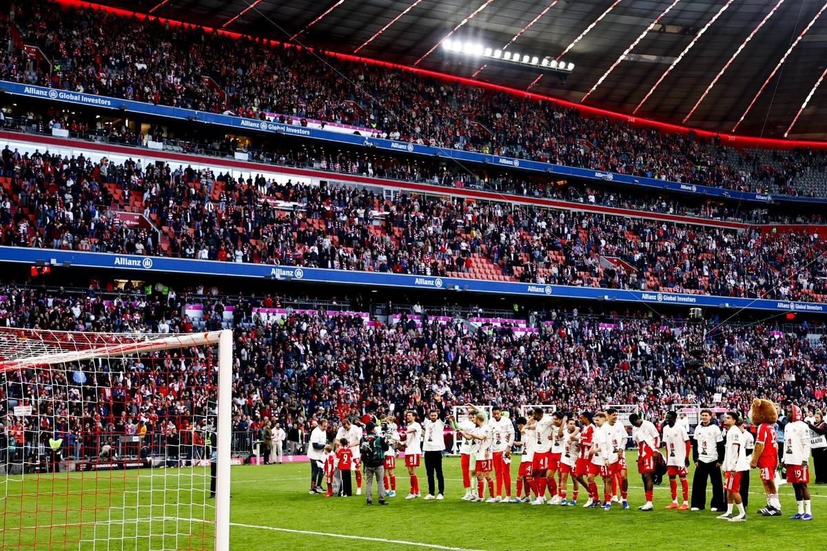 Fiestón del Bayern tras ganar la Bundesliga: el amuleto de la suerte, la euforia de Kompany y así celebró Luis Díaz