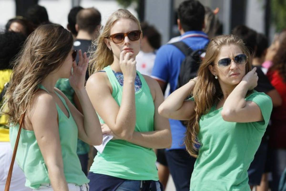FOTOS: Las bellas chicas que calientan el juego Honduras-Portugal