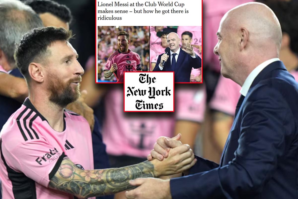 The New York Times lanzó una feroz crítica al Inter Miami de Messi por el Mundial de Clubes: “Es ridículo”