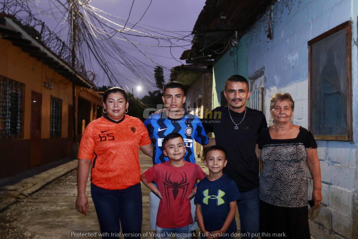 Fotos: así creció el futbolista de Marathón Isaac Castillo en el barrio Cabañas; su vida familiar en su humilde hogar