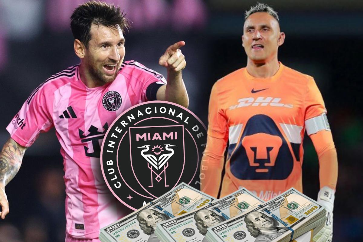El salario que Inter Miami le ofrece a Keylor Navas para ficharlo; Messi gana 12 millones