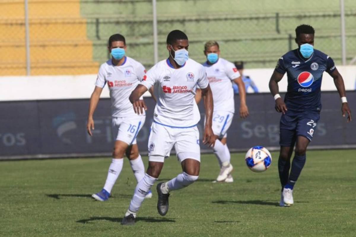 En fotos: Así serían los clásicos de Liga en Honduras con jugadores usando mascarillas