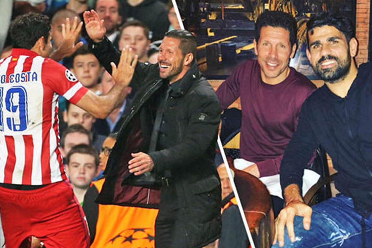 Simeone y Diego Costa compartieron aproximadamente cinco temporadas y media en el Atlético de Madrid, divididas en dos etapas distintas.