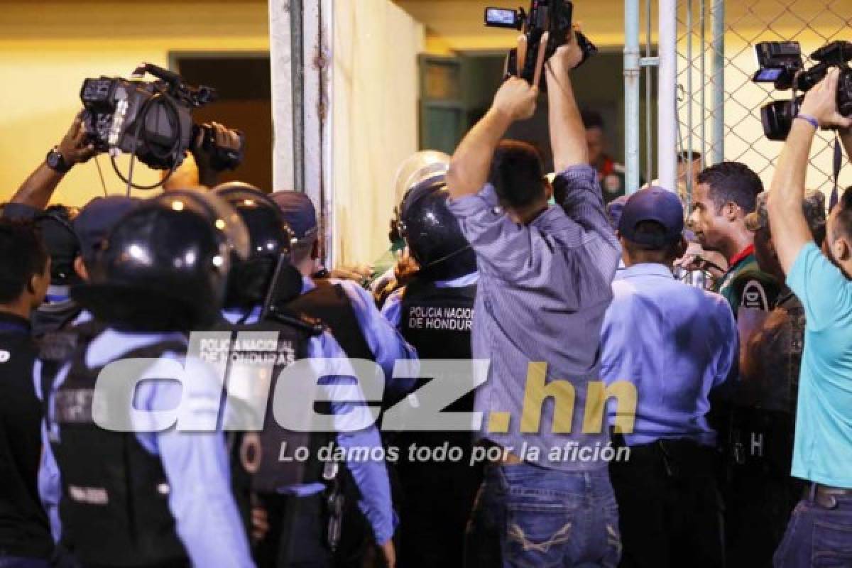 NO SE VIO POR TV: La gresca en el Honduras-Marathón y los tórtolos en el Morazán