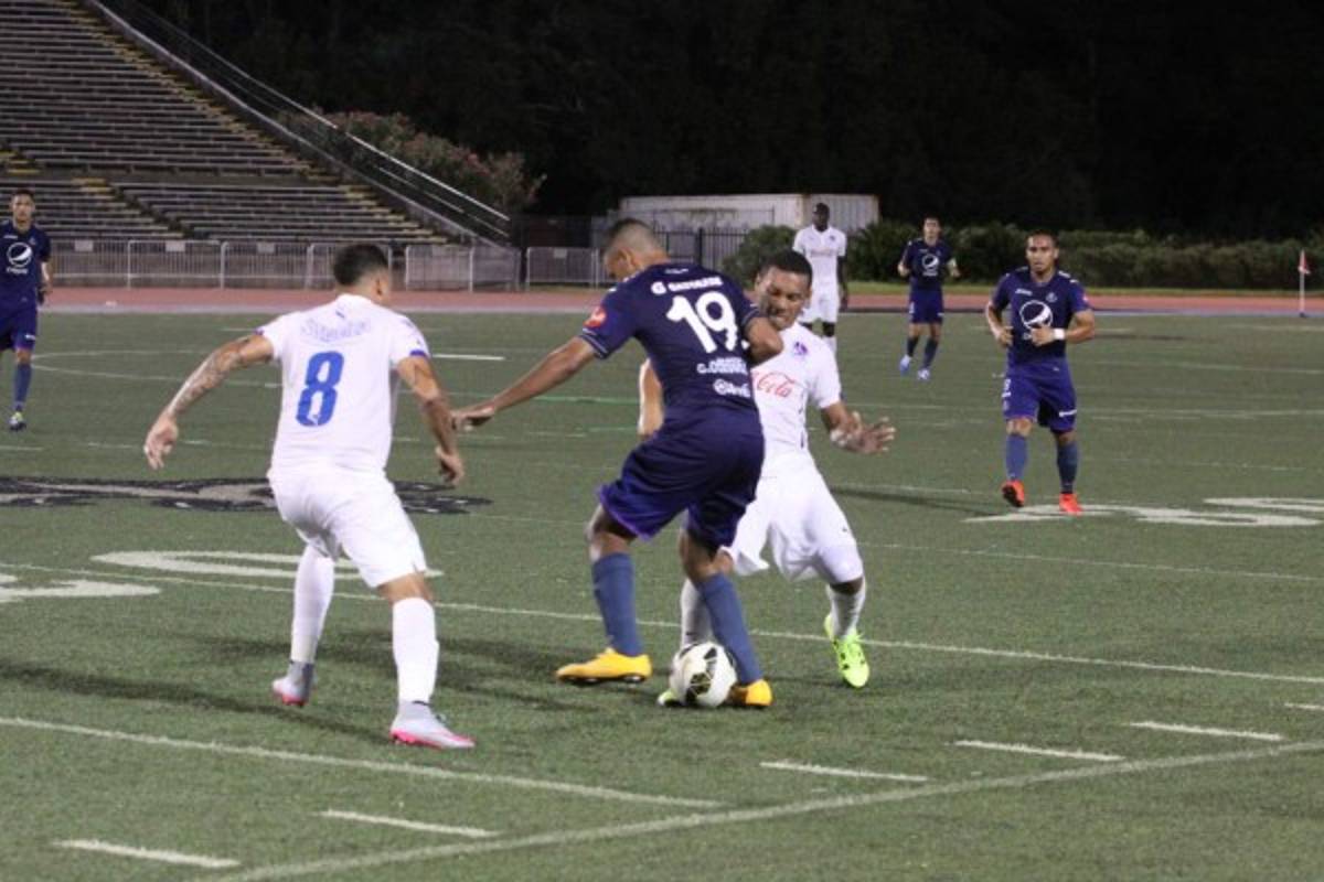 El juego Olimpia-Motagua en Nueva Orleans contado en imágenes