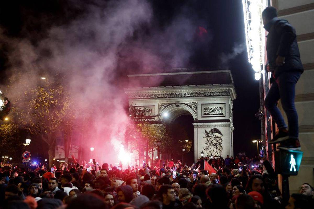 Máxima tensión en París: así se preparan para una ‘guerra civil’ y un ‘campo de batalla’ por las semifinales Francia - Marruecos