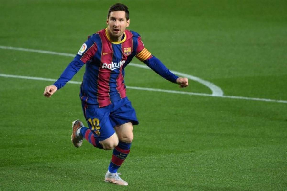 La reacción de Messi durante el pasillo y luego marca un golazo y se va festejarlo con el recogepelotas