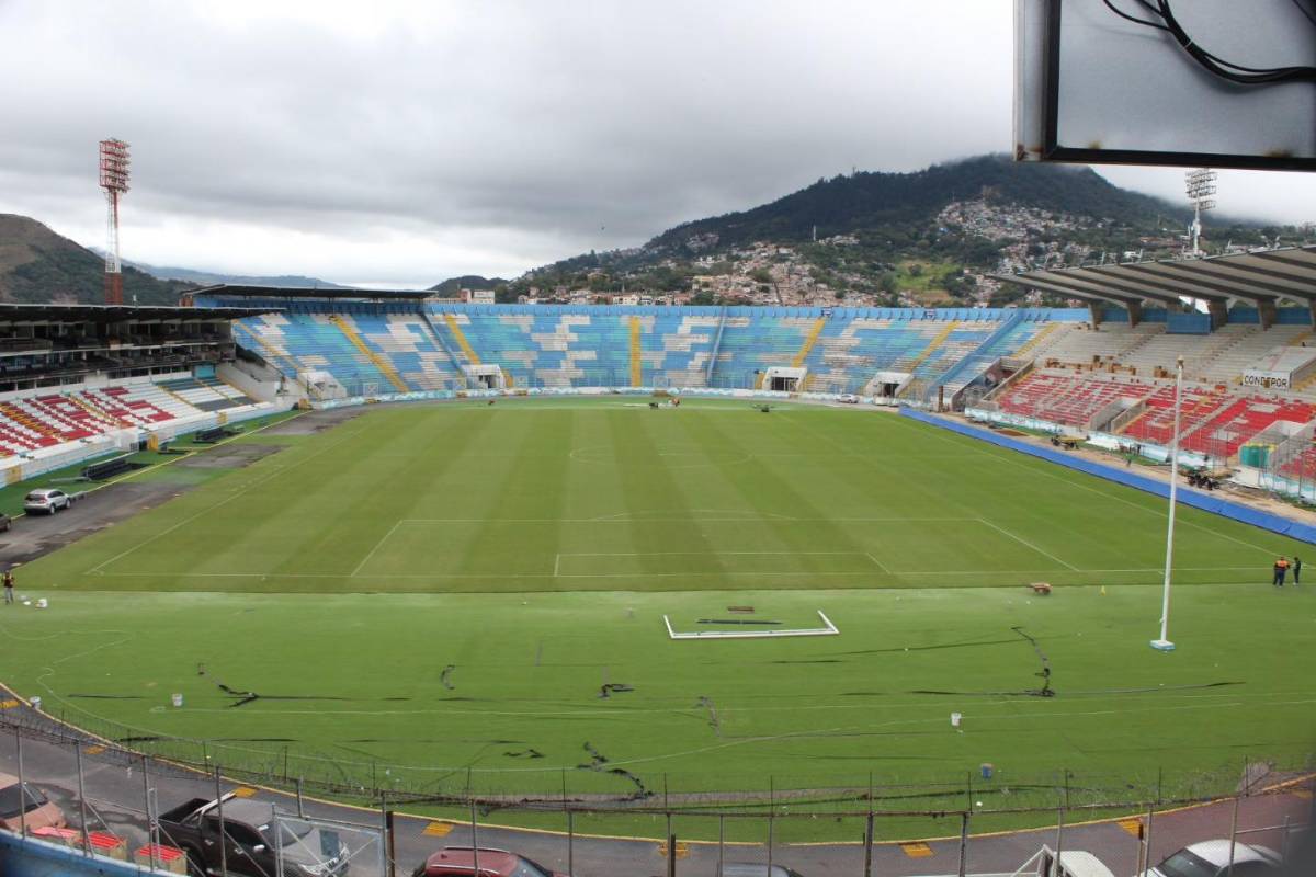 Al estilo europeo: así luce el estadio Nacional Chelato Uclés con su nueva cerca y las butacas previo a la final Olimpia vs Marathón