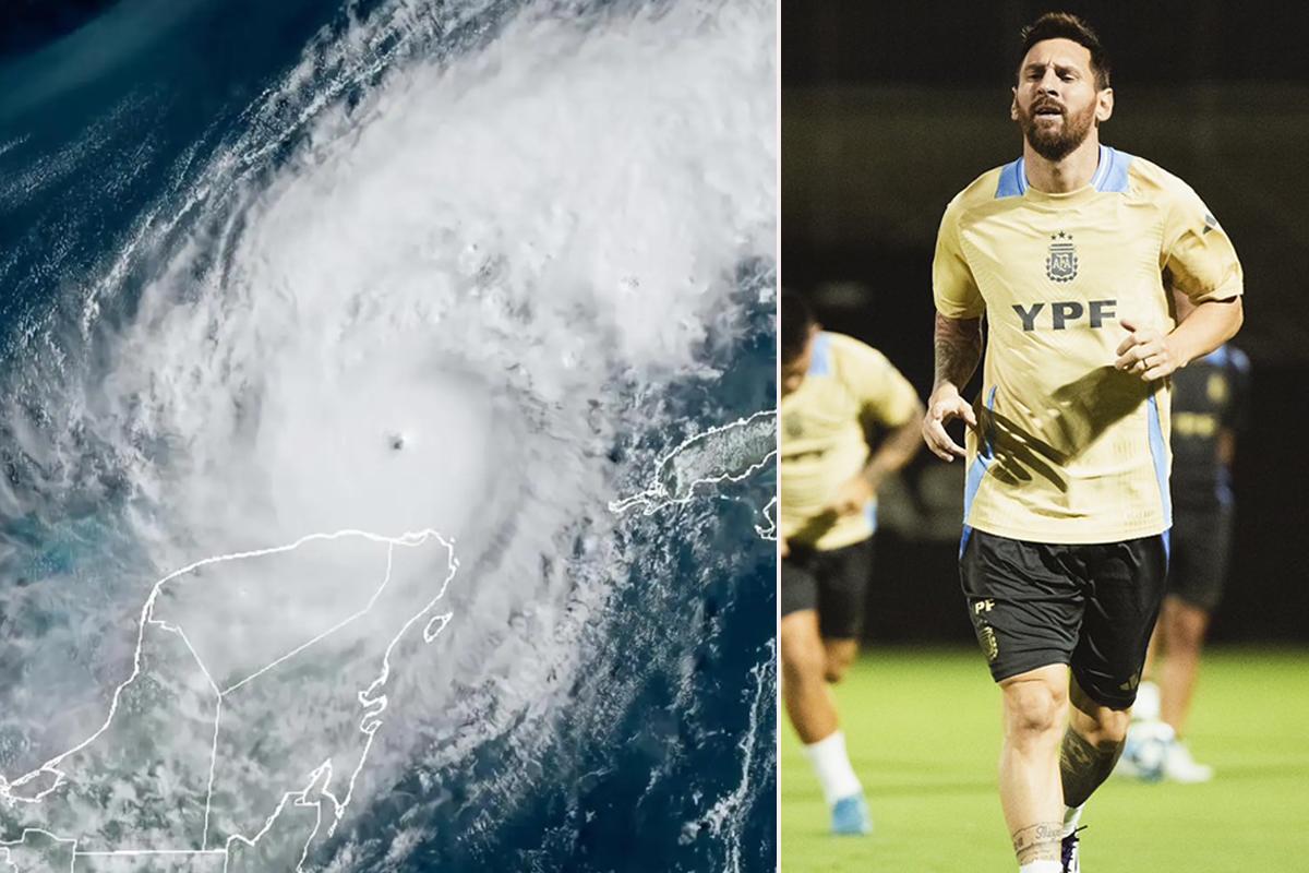 Argentina y Messi siguen atrapados en Miami por el huracán Milton: lo que pasaría con el partido ante Venezuela